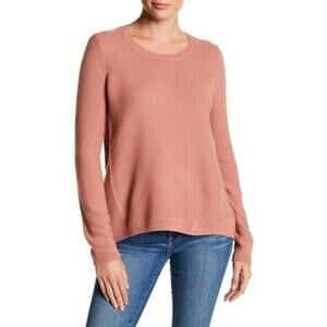 Madewell Riverside Texture Knit Sweater Top Mauve Style F3447 Womens XS